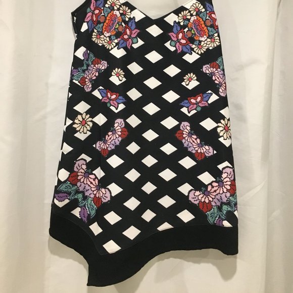 asymmetrical lattice pattern mink pink dress - Picture 2 of 2